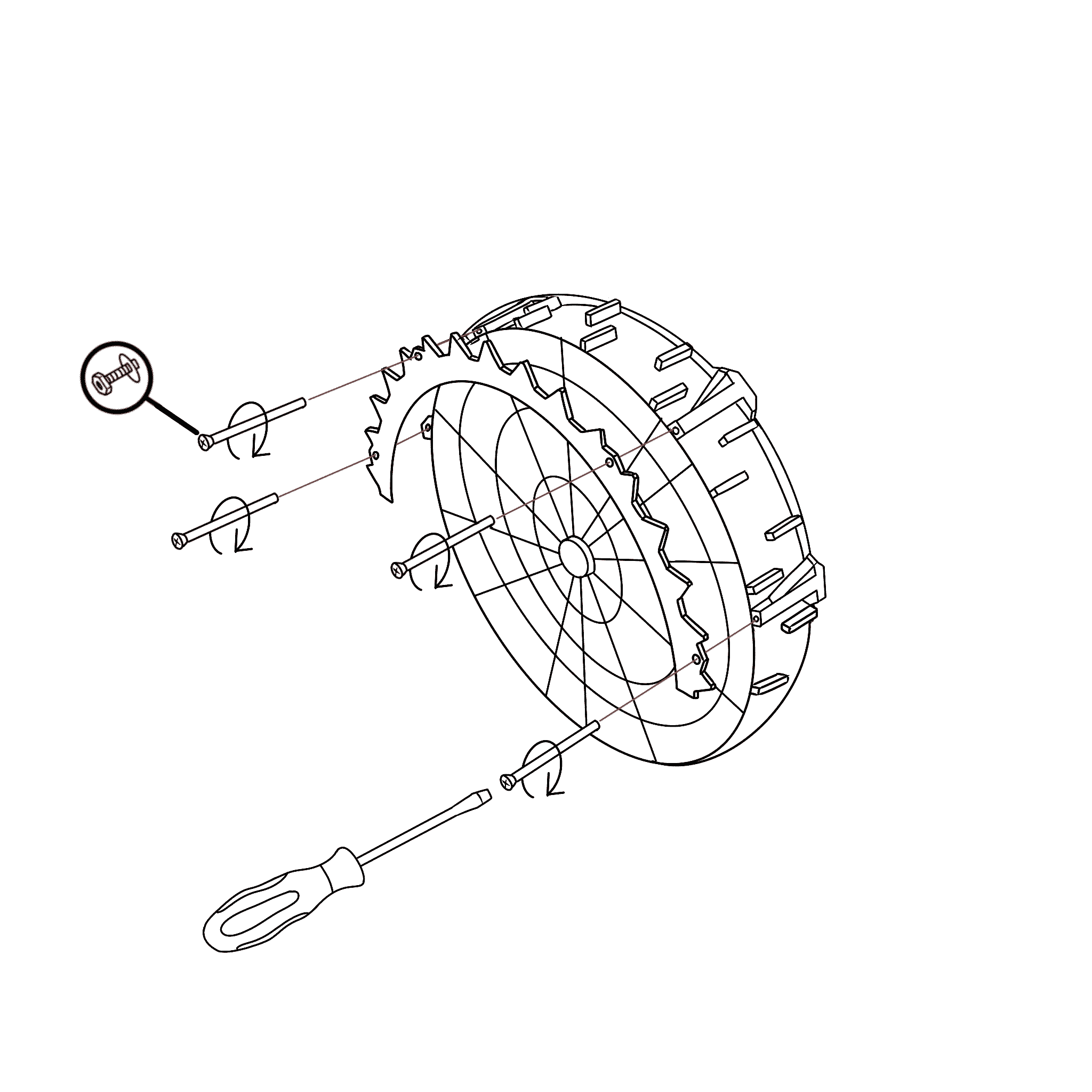 wrx-sm Mähroboter Spikes